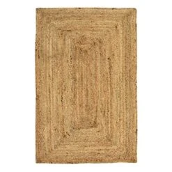 (B850) Honeybloom Kian Jute Accent Rug, 27x45