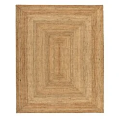 (B850) Honeybloom Kian Jute Area Rug, 8x10