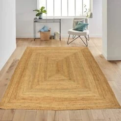(B850) Honeybloom Kian Jute Area Rug, 8x10 -Home Decor Store b850 honeybloom kian jute area rug 8x10 5
