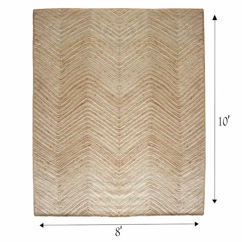 (B851) Honeybloom Wynn Jute Area Rug, 8x10 4 (B851) Honeybloom Wynn Jute Area Rug, 8x10 - Image 4