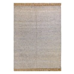 (B855) Found & Fable Element Natural Jute & Wool Woven Area Rug, 8x10