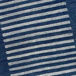 (B856) Honeybloom Roka Blue & White Striped Accent Rug, 3x5 -Home Decor Store b856 honeybloom roka blue white striped accent rug 3x5 5