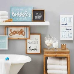 Bathe & Relax Wall Art, 10x20 5 Bathe & Relax Wall Art, 10x20 -Home Decor Store bathe relax wall art 10x20 3