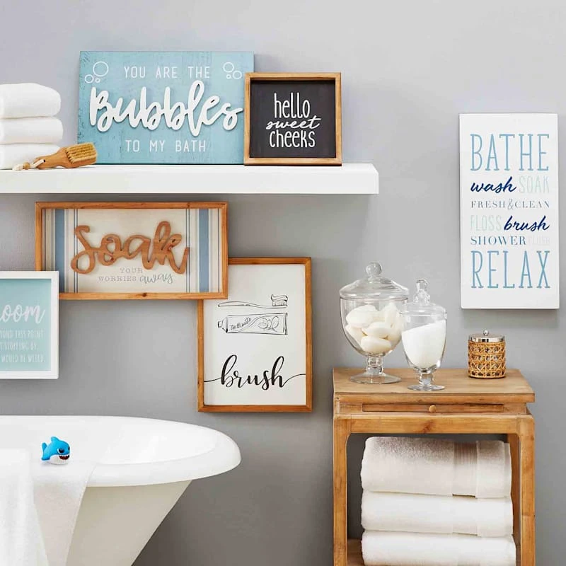 Bathe & Relax Wall Art, 10x20 3 Bathe & Relax Wall Art, 10x20 - Image 3