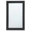 Becky Black Framed Wall Mirror, 24x36
