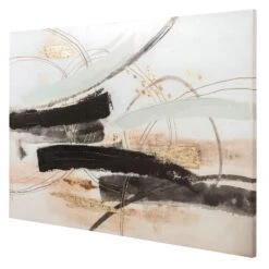 Black Abstract Canvas Wall Art, 40x60 -Home Decor Store black abstract canvas wall art 40x60 6