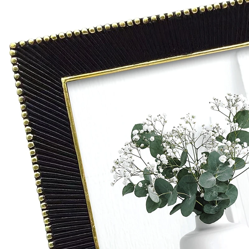 Black & Gold Tabletop Photo Frame, 5x7 2 Black & Gold Tabletop Photo Frame, 5x7 - Image 2