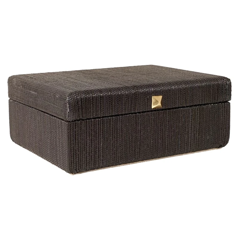 Black Hyacinth Decorative Box, 9.5x7 1 Black Hyacinth Decorative Box, 9.5x7