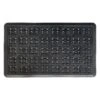 Black Squares Bad Weather Doormat, 23x35