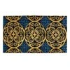 Blue Tile Bleached Coir Doormat 22x47