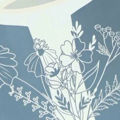 Blue & White Floral Sink Wall Art, 8x10 5 Blue & White Floral Sink Wall Art, 8x10 -Home Decor Store blue white floral sink wall art 8x10 3