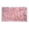 Blush Faux Fur Accent Rug, 30x45