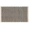 Brooklyn Black & Ivory Patterned Accent Rug, 2x4