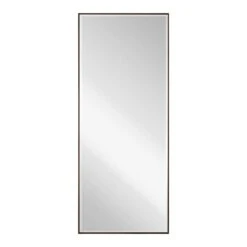 Brown Thin Framed Leaner Mirror, 24x58