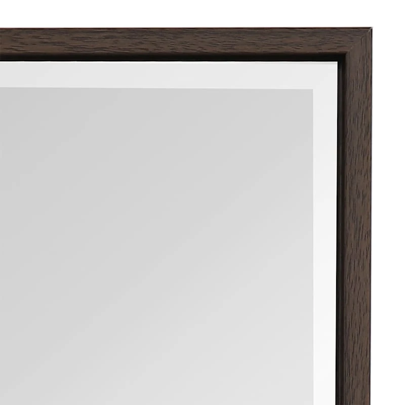 Brown Thin Framed Leaner Mirror, 24x70 3 Brown Thin Framed Leaner Mirror, 24x70 - Image 3
