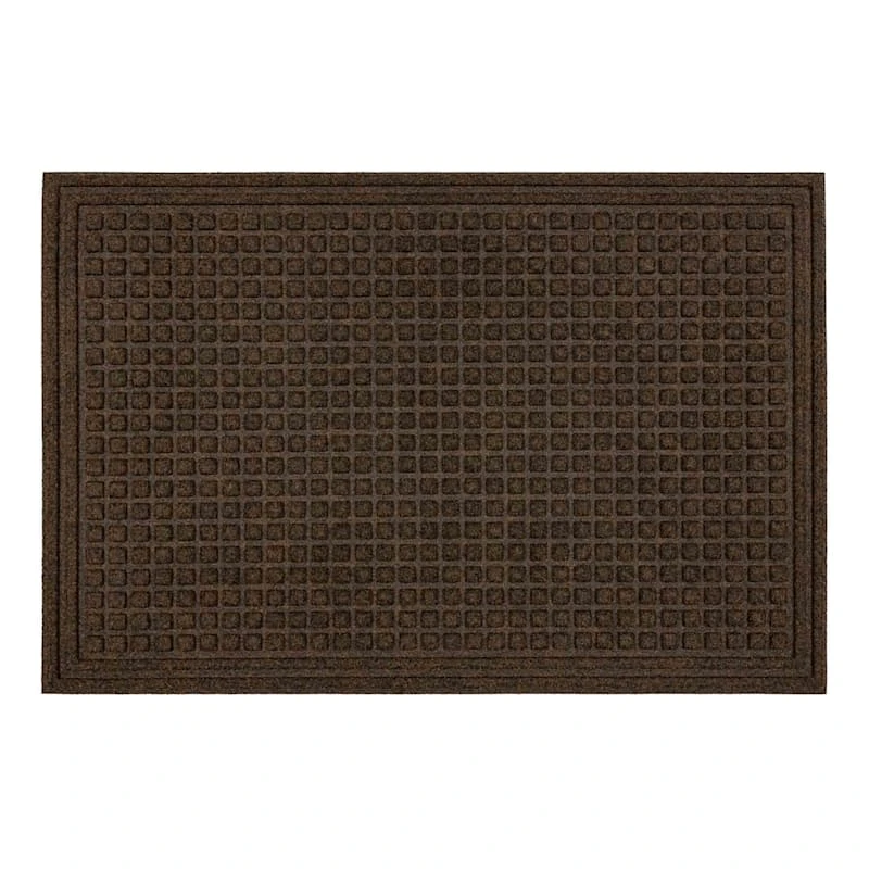 Brown Waffle Impressions Doormat, 36x48 1 Brown Waffle Impressions Doormat, 36x48