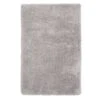 (C100) Mixed Silver Shag Area Rug, 7x10