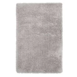 (C100) Mixed Silver Shag Area Rug, 7x10