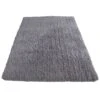 (C149) Yeti Grey Shag Accent Rug, 3x5