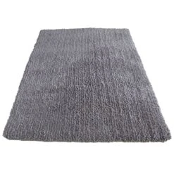 (C149) Yeti Grey Shag Accent Rug, 3x5