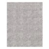 (C191) Hayne Grey Floral Shag Area Rug, 8x10
