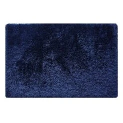 (C196) Eve Blue Shag Area Rug, 4x7