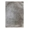 (C199) Eve Silver Shag Area Rug, 6x9