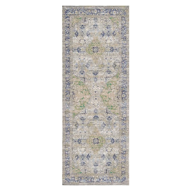Cameron Ivory & Sage, Runner Rug, 22x59 1 Cameron Ivory & Sage, Runner Rug, 22x59