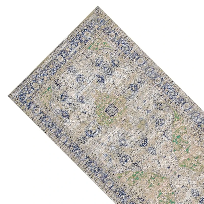 Cameron Ivory & Sage, Runner Rug, 22x59 2 Cameron Ivory & Sage, Runner Rug, 22x59 - Image 2