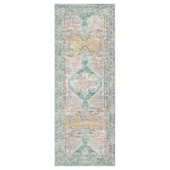 Cameron Multicolor Pastel Runner Rug, 22x59