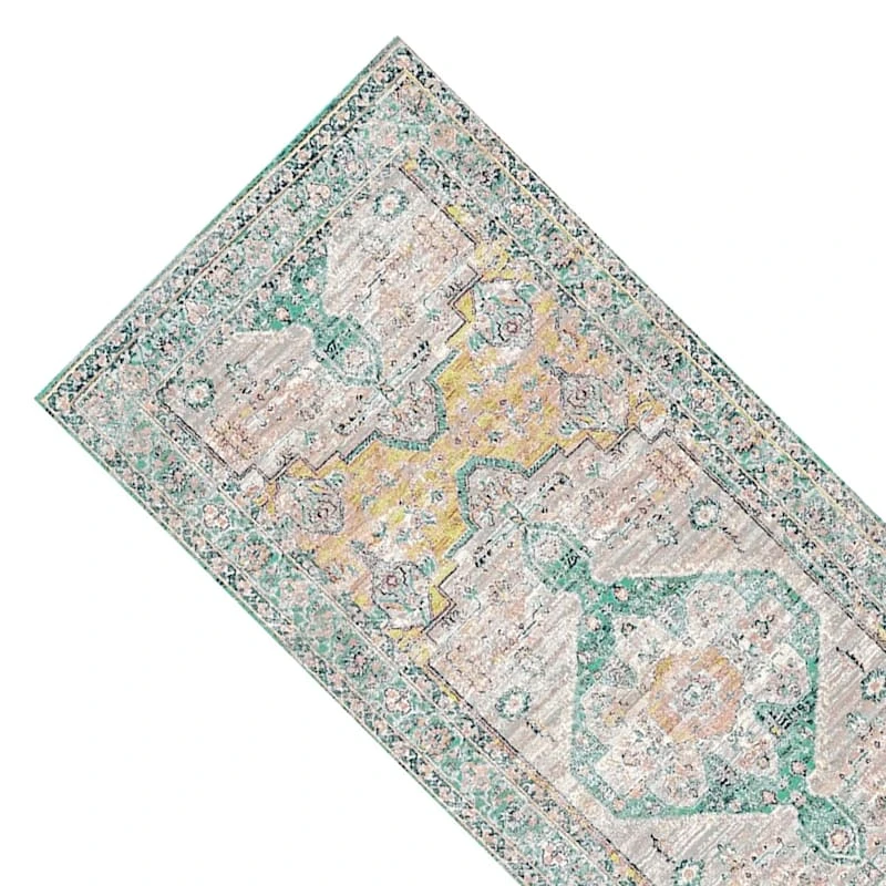 Cameron Multicolor Pastel Runner Rug, 22x59 2 Cameron Multicolor Pastel Runner Rug, 22x59 - Image 2