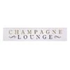 Champagne Lounge Wall Art, 36x7