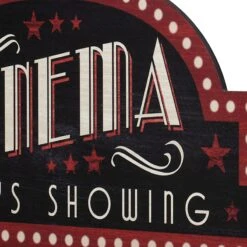 Cinema Flatbed Printed Cutout Wall Decor, 24x12 -Home Decor Store cinema flatbed printed cutout wall decor 24x12 7