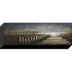 Coastal Path Enhanced Canvas Wall Art, 12x36