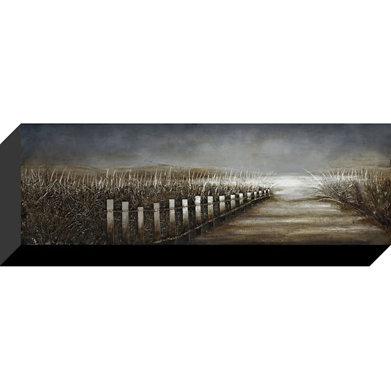 Coastal Path Enhanced Canvas Wall Art, 12x36 1 Coastal Path Enhanced Canvas Wall Art, 12x36