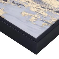 Crosby St Framed Black & Gold Abstract Canvas Wall Art, 24" -Home Decor Store crosby st framed black gold abstract canvas wall art 24 4