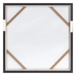 Crosby St Framed Black & Gold Abstract Canvas Wall Art, 24" -Home Decor Store crosby st framed black gold abstract canvas wall art 24 7