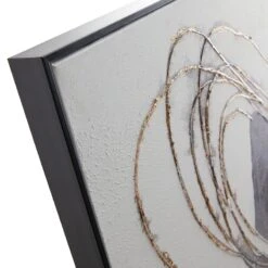 Crosby St Framed Embellished Abstract Canvas Wall Art, 35x47 8 Crosby St Framed Embellished Abstract Canvas Wall Art, 35x47 -Home Decor Store crosby st framed embellished abstract canvas wall art 35x47 3