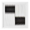 Crosby St Glass Framed Abstract Paper Wall Art, 20"