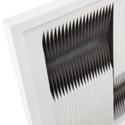 Crosby St Glass Framed Abstract Paper Wall Art, 20" -Home Decor Store crosby st glass framed abstract paper wall art 20 2