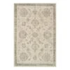 (D384) Norwich Traditional Ivory & Beige Area Rug, 5x7