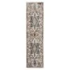(D428) Ridley Floral Blue Woven Runner, 2x7