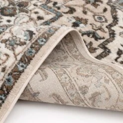 (D428) Ridley Floral Blue Woven Runner, 2x7 -Home Decor Store d428 ridley floral blue woven runner 2x7 3