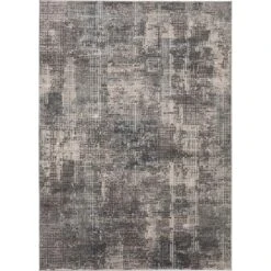 (D451) Sabrina Grey Multicolor Woven Runner, 2x6