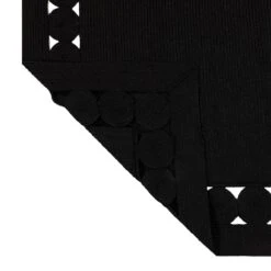 (D517) Found & Fable Black Braided Area Rug, 5x7 -Home Decor Store d517 found fable black braided area rug 5x7 3