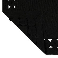 (D517) Found & Fable Black Braided Area Rug, 5x7 -Home Decor Store d517 found fable black braided area rug 5x7 6