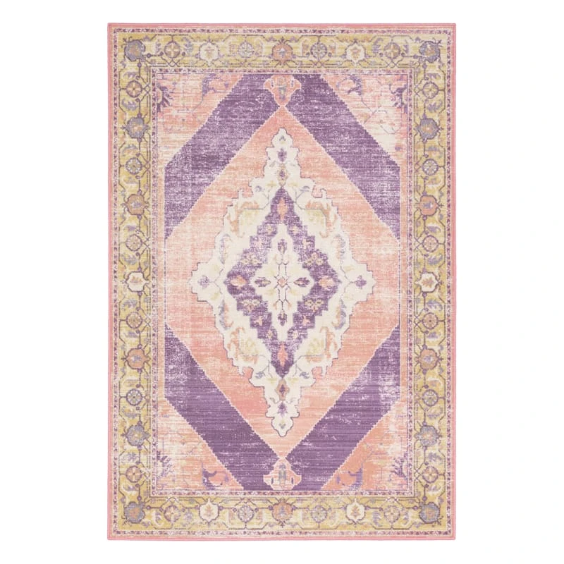 (D540) Passion Multicolor Medallion Area Rug, 5x7 1 (D540) Passion Multicolor Medallion Area Rug, 5x7