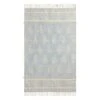 (D555) Honeybloom Lodi Blue & Ivory Paisley Accent Rug, 3x5