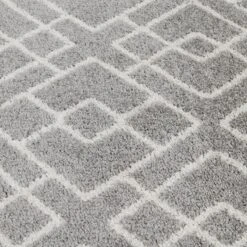 (D558) Salinas Grey & White Diamond Design Runner, 2x7 7 (D558) Salinas Grey & White Diamond Design Runner, 2x7 -Home Decor Store d558 salinas grey white diamond design runner 2x7 3