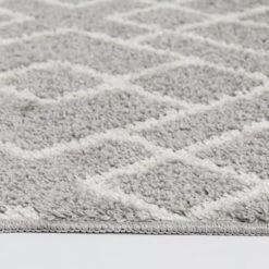 (D558) Salinas Grey & White Diamond Design Runner, 2x7 8 (D558) Salinas Grey & White Diamond Design Runner, 2x7 -Home Decor Store d558 salinas grey white diamond design runner 2x7 4